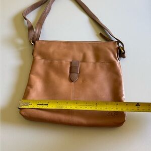 Tan Leather Shoulder/cross body Bag